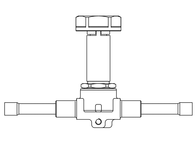 常閉電磁閥1034/3A6,SAE直螺紋接頭,活塞先導式