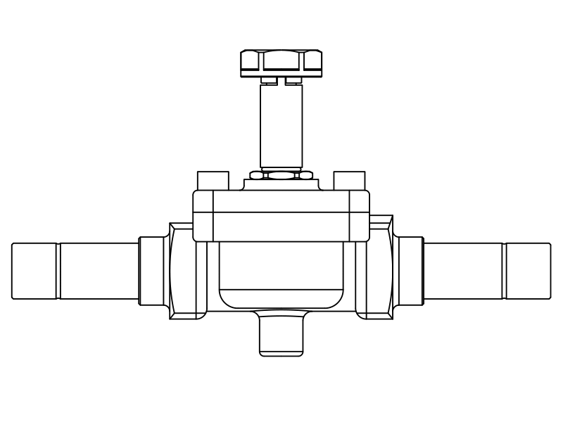 常閉電磁閥1098/5S,內連接焊接接頭,隔膜先導式