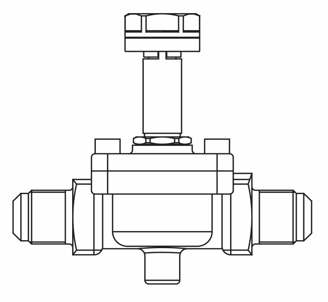 常開電磁閥1150/5S,SAE直螺紋接頭,活塞先導式