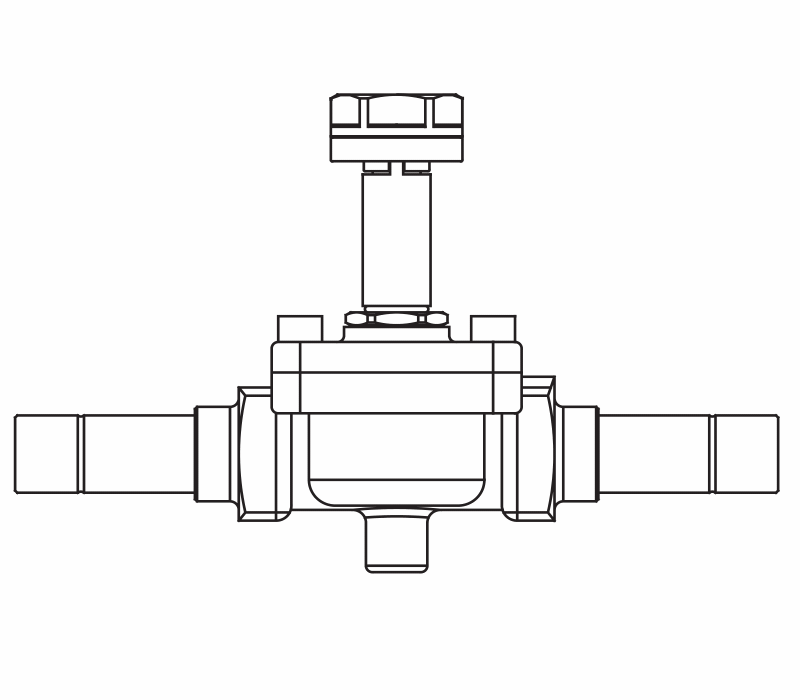 常開電磁閥1178/9S,內連焊接接頭,隔膜先導式