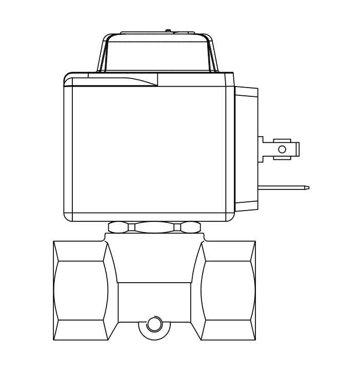 常閉工業(yè)用電磁閥1522/02A6,FPT內(nèi)螺紋直接頭