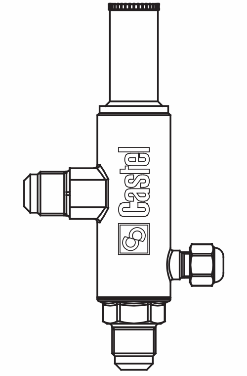 蒸發壓力調節閥3330/5,SAE喇叭口直螺紋接頭