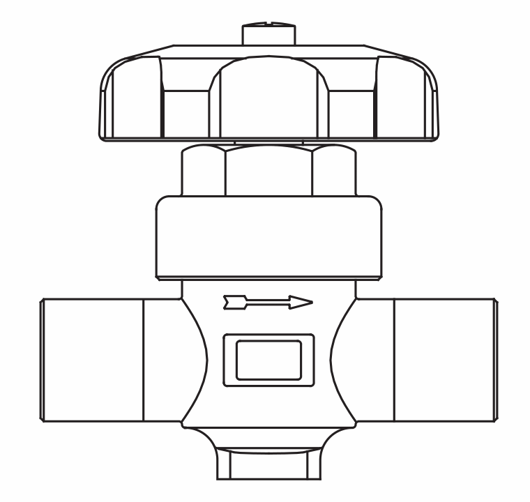 手閥6220/M10,ODS銅管內(nèi)連接焊接接頭