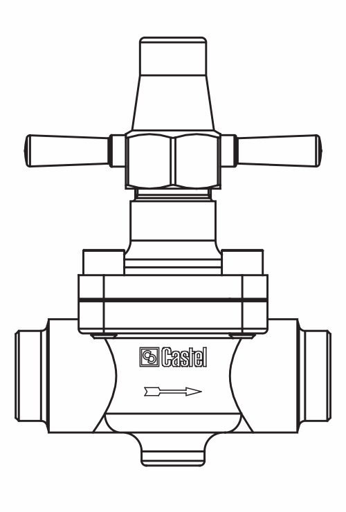 截止閥6512/9,焊接接頭